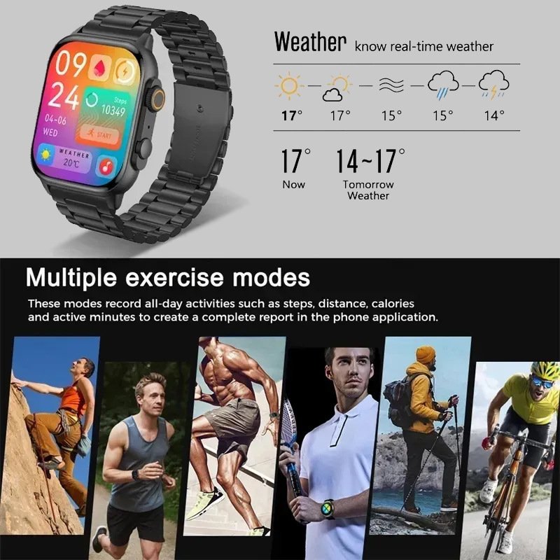 Smartwatch multifunción con llamadas Bluetooth - Imagen 5