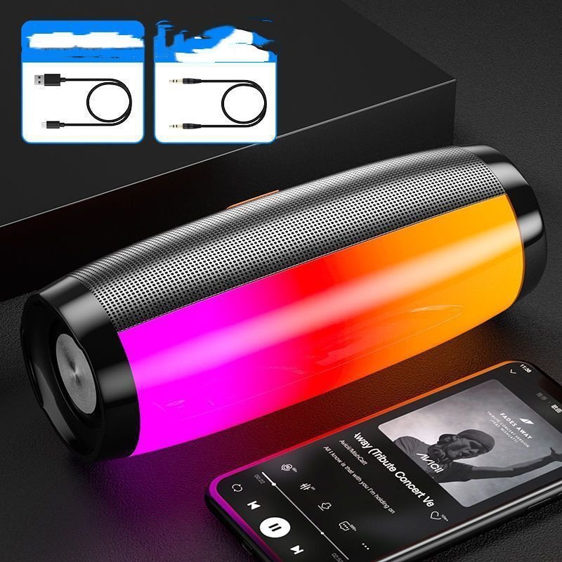 Altavoz Bluetooth con Luces LED y Sonido de Alta Potencia