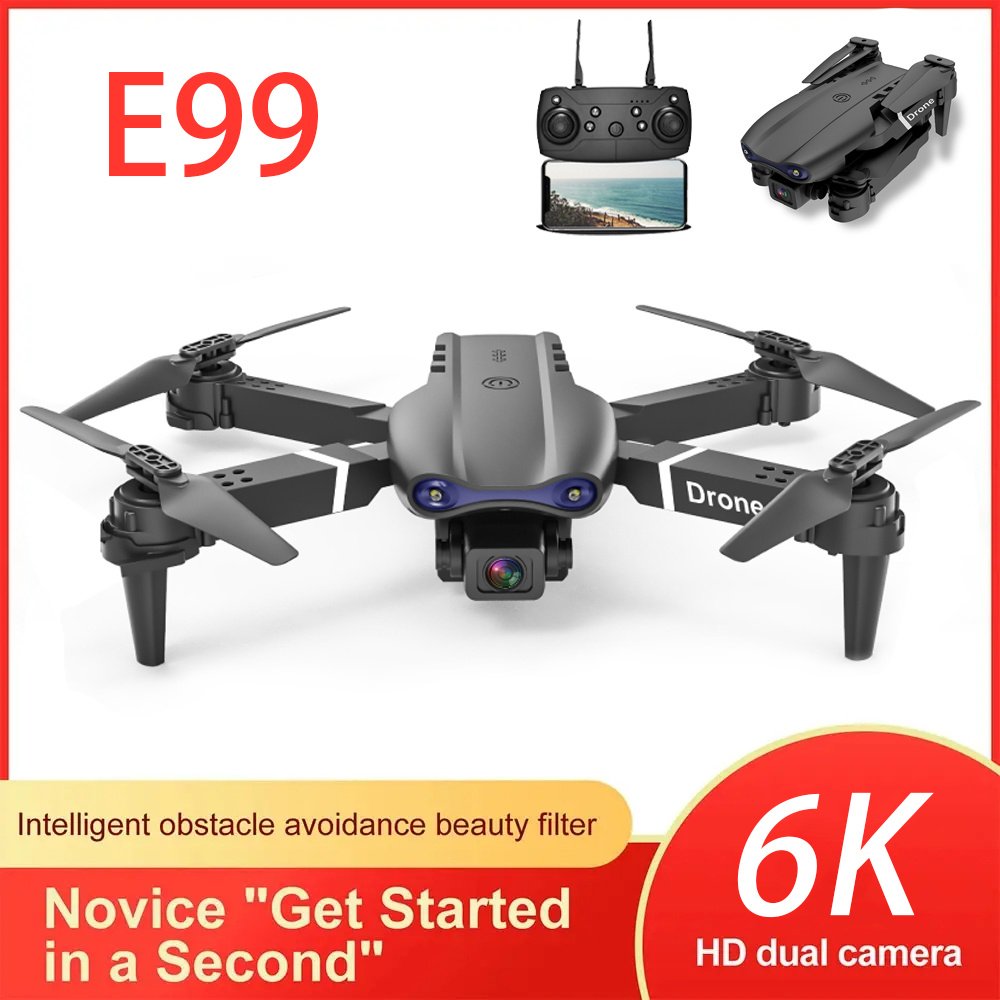 Drone Plegable E99 con Cámara 4K, Estabilización de Altura y Control Remoto - Imagen 3