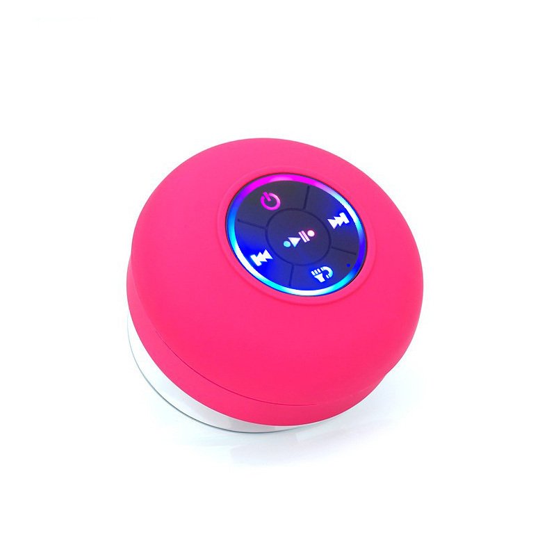 Altavoz Bluetooth Impermeable con Ventosa y Luz LED - Imagen 6