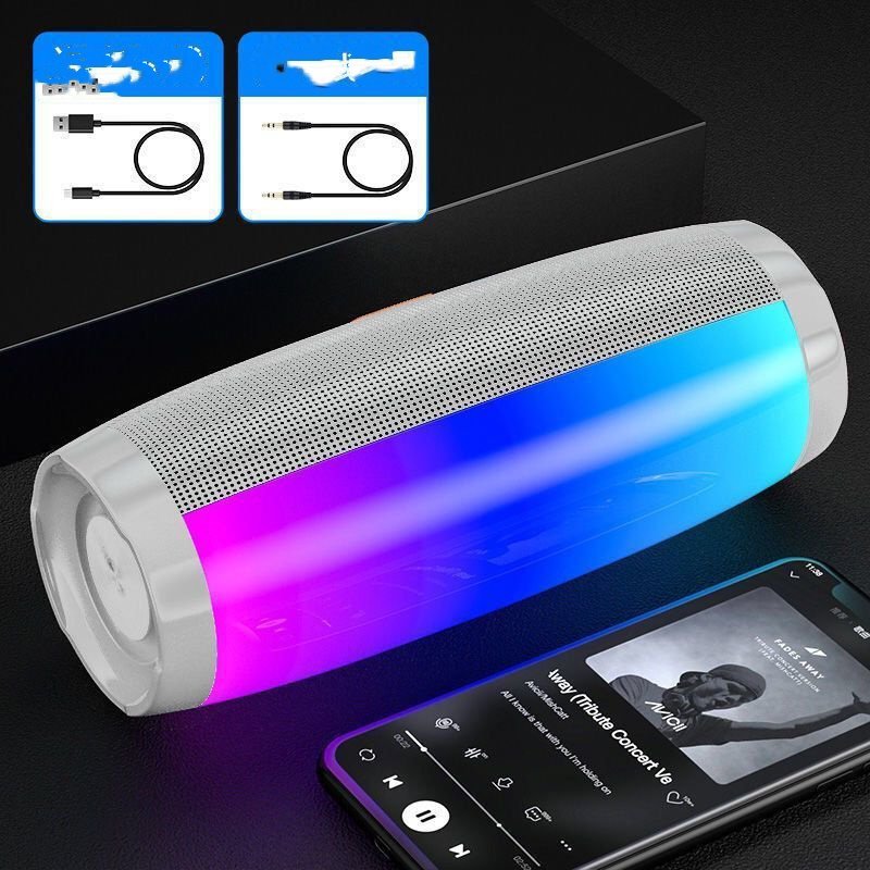 Altavoz Bluetooth con Luces LED y Sonido de Alta Potencia - Imagen 2