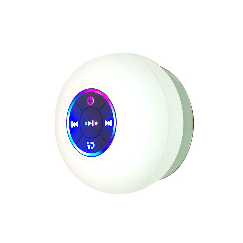 Altavoz Bluetooth Impermeable con Ventosa y Luz LED - Imagen 7