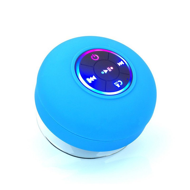 Altavoz Bluetooth Impermeable con Ventosa y Luz LED - Imagen 8