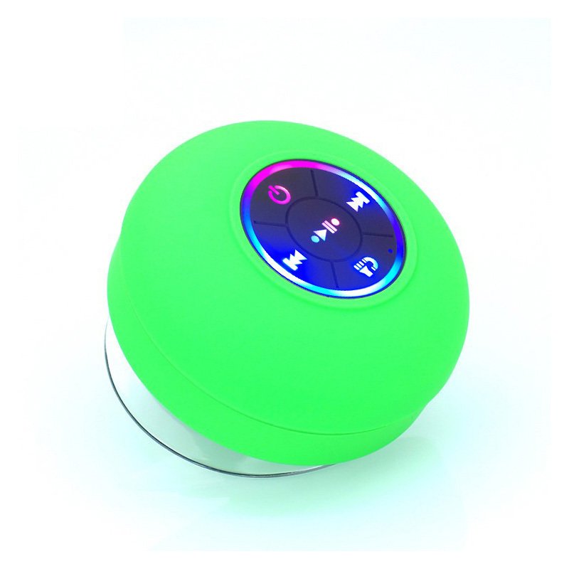 Altavoz Bluetooth Impermeable con Ventosa y Luz LED - Imagen 2
